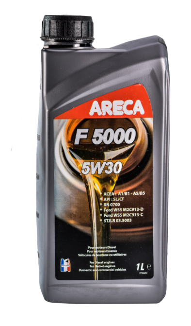 Моторное масло ARECA F5000 5W-30, 1л